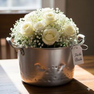 Panela amassada para a noiva