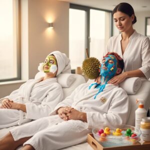 “Dia de spa” com produtos inusitados