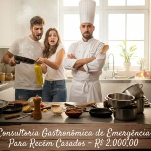 Consultoria Gastronômica de Emergência para Recém-Casados