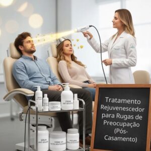 Tratamento Rejuvenescedor para Rugas de Preocupação (Pós-Casamento)